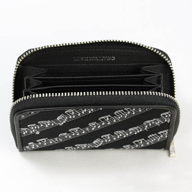 Leather Jacquard コイン・カード入れ 楽譜 音楽雑貨 音楽ギフト