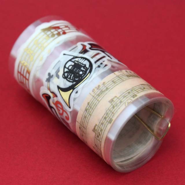 アソート マスキングテープ シール 楽器 音楽雑貨 音楽グッズ