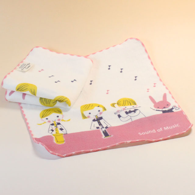 ShinziKatoh タオルハンカチ Sound of Music 吹奏楽クラブ 444094 音楽