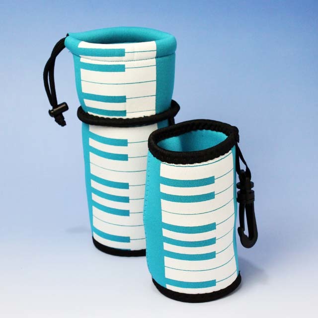 ウェットスーツ素材 ペットボトルカバー ピアノ鍵盤 音楽雑貨