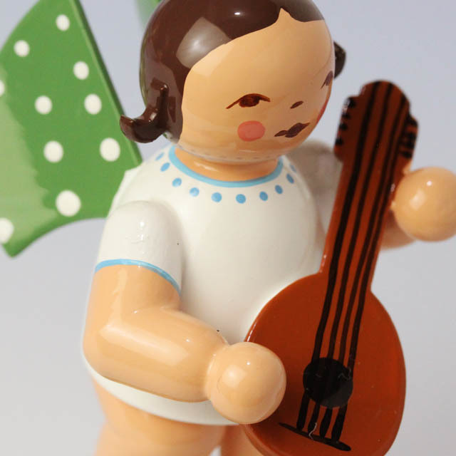 フィギュリン　オーケストラ Wendt & Kuehn 天使のオーケストラ 《 マンドリン 》 650/4 音楽雑貨