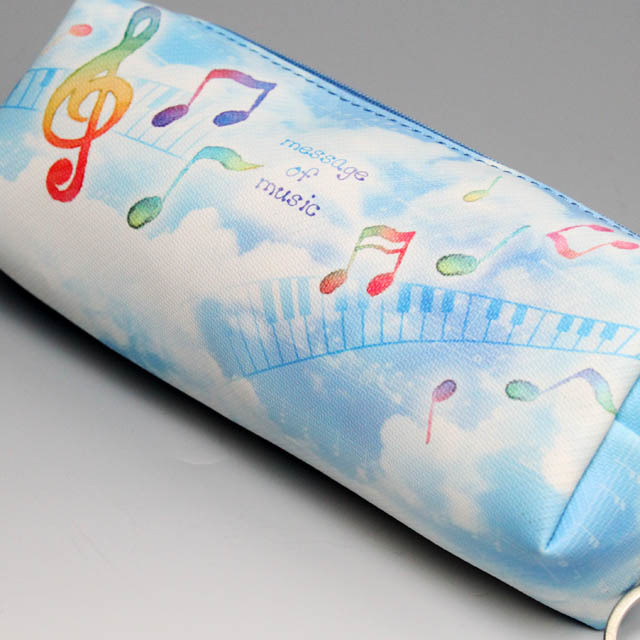 スクエア ペンポーチ ピアノ鍵盤 音楽雑貨 音楽グッズ