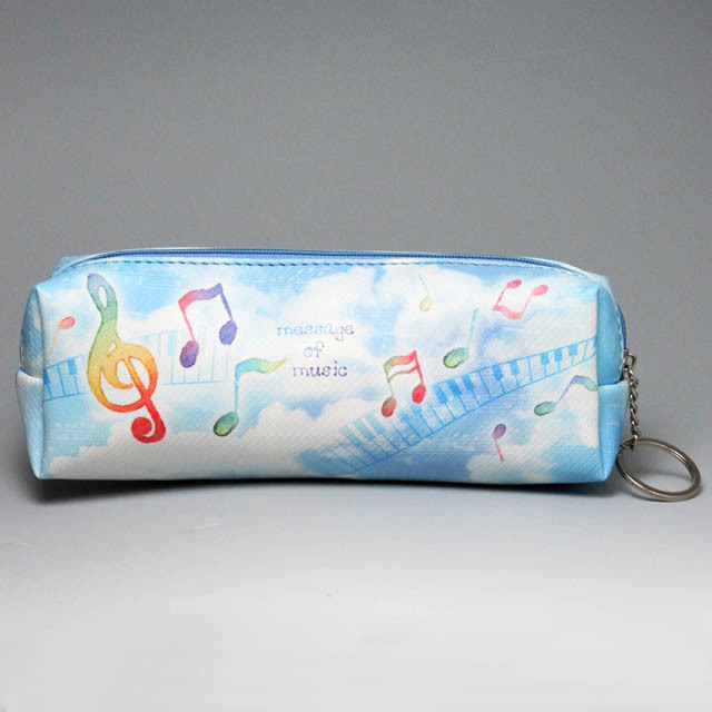 スクエア ペンポーチ ピアノ鍵盤 音楽雑貨 音楽グッズ