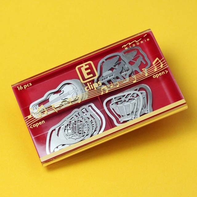 楽器クリップス ホルン ヴァイオリン ピアノ ティンパニ 音楽雑貨 音楽グッズ