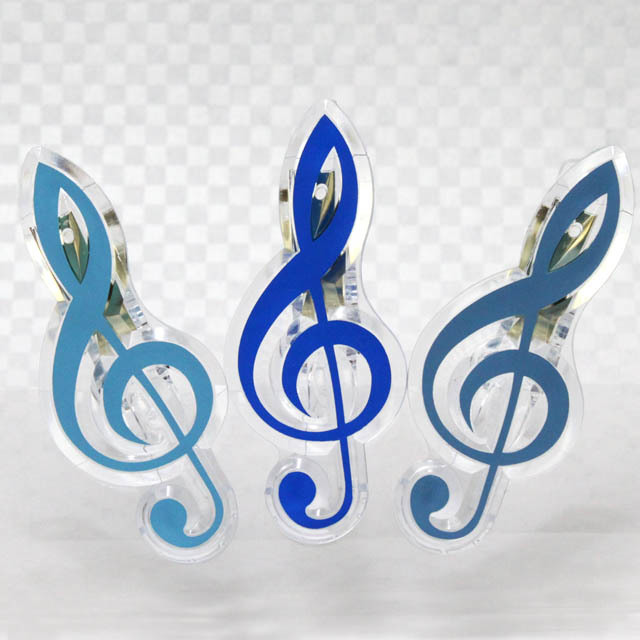 ト音記号クリップ ギフトセット 音楽雑貨 音楽グッズ