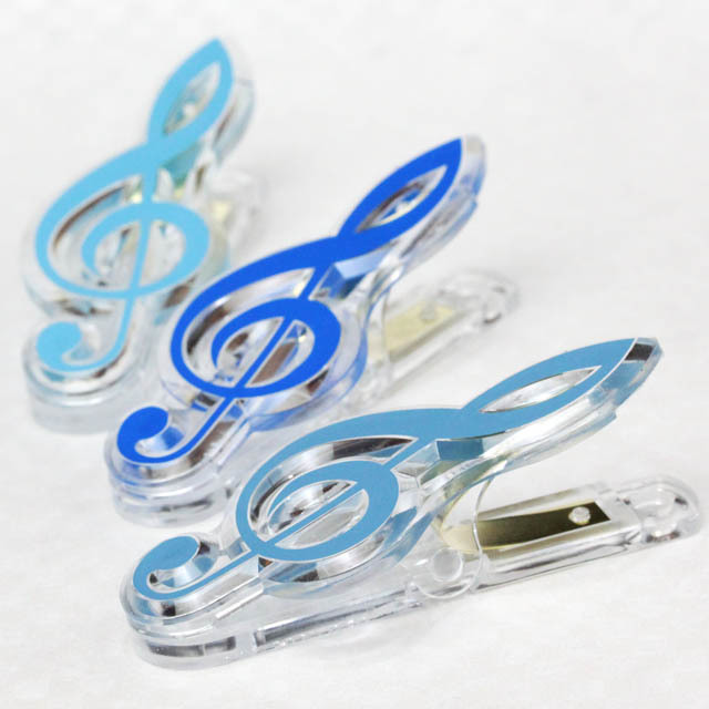 ト音記号クリップ ギフトセット 音楽雑貨 音楽グッズ