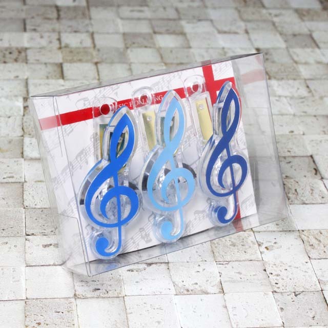 ト音記号クリップ ギフトセット 音楽雑貨 音楽グッズ
