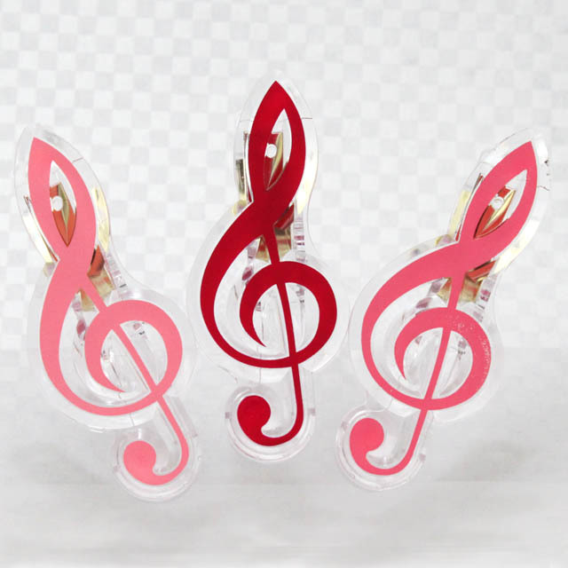 ト音記号クリップ ギフトセット 音楽雑貨 音楽グッズ