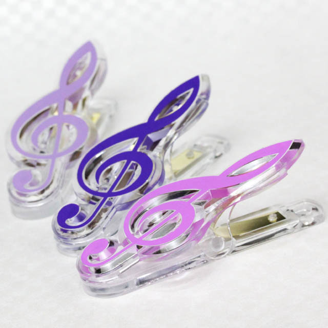 ト音記号クリップ ギフトセット 音楽雑貨 音楽グッズ
