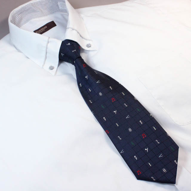 ネクタイ 音楽記号 西陣織 音楽雑貨 音楽ギフト