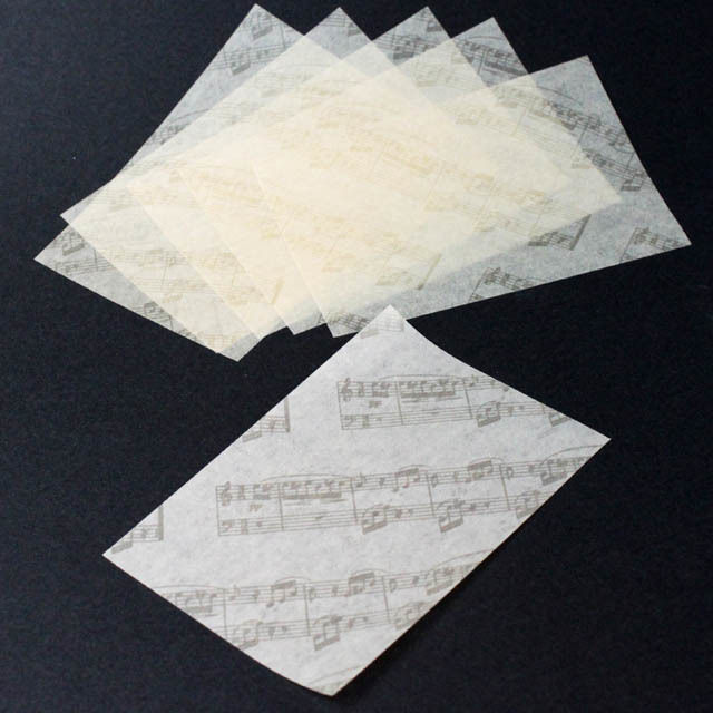 楽譜あぶらとり紙 ピアノ Pink シルバー 410014 ◇ 音楽雑貨