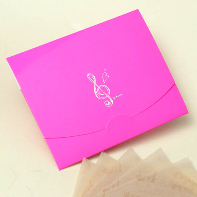 楽譜あぶらとり紙 クリーニングペーパー ト音記号 音楽雑貨