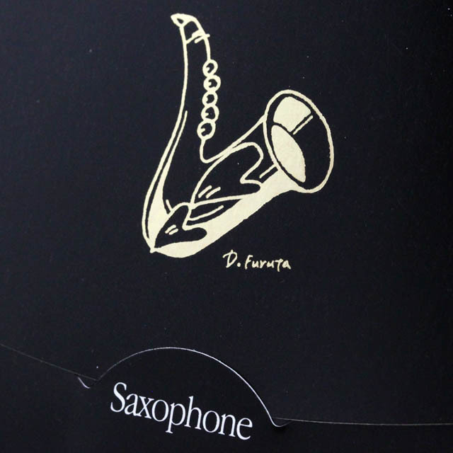 楽譜あぶらとり紙 クリーニングペーパー サックス 音楽雑貨