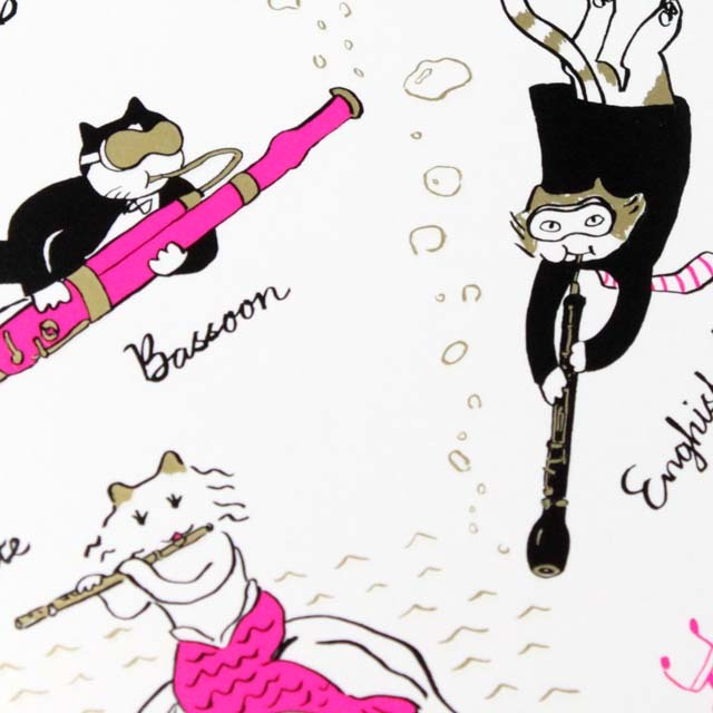 Classic Cat 絵葉書 《夏の海 Wood Winds》 100206 音楽雑貨