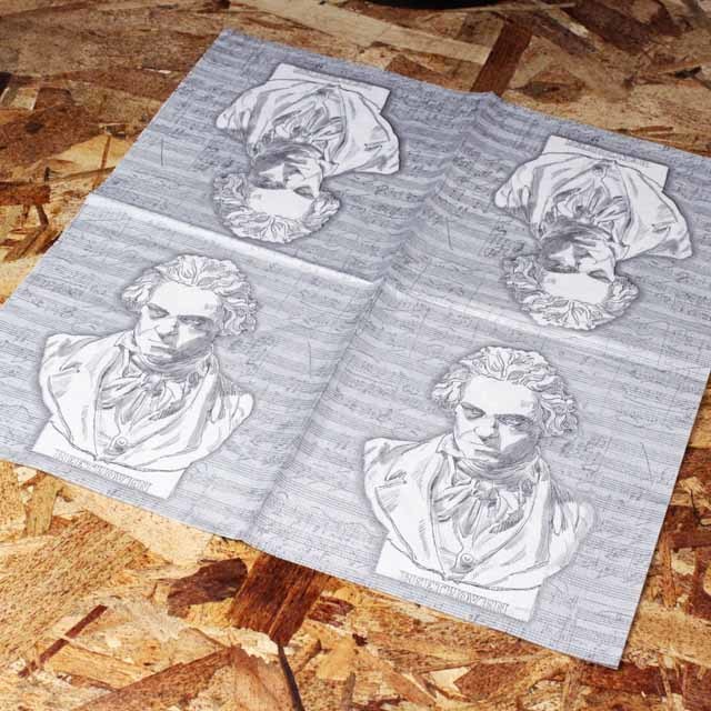 ペーパーナプキン ベートーヴェン Beethoven 音楽雑貨