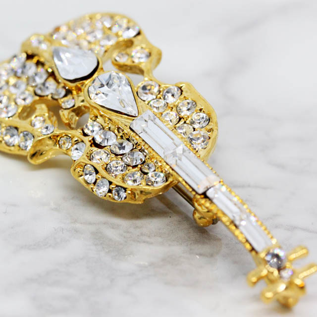 グランデスピッラ ブローチ ヴァイオリン 音楽雑貨 音楽アクセサリー