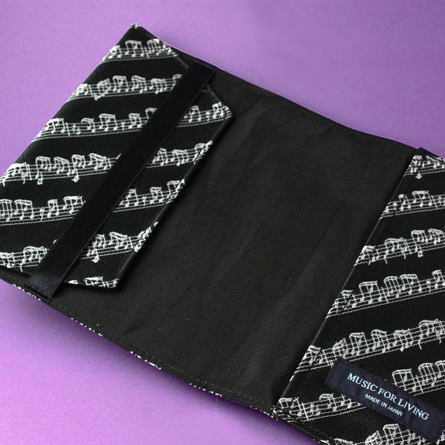 クラバット ブックカバー 管楽器 音符 音楽グッズ 音楽雑貨