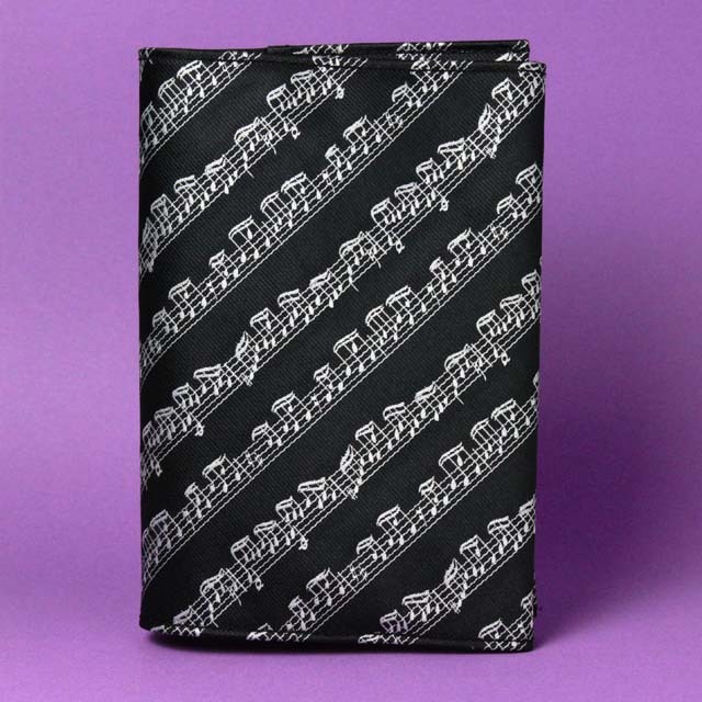 クラバット ブックカバー 管楽器 音符 音楽グッズ 音楽雑貨