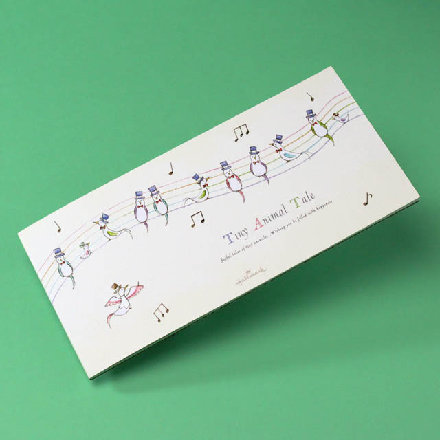 鳥とメロディ 一筆箋 音楽雑貨 音楽グッズ