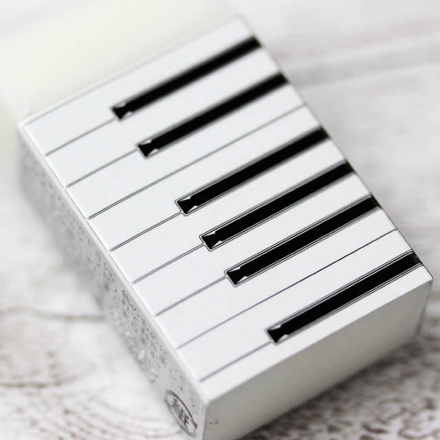 ピアノ 鍵盤 消しゴム 音楽雑貨 音楽グッズ