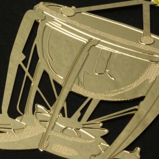 ティンパニ Timpani きんのしおり 純金メッキ栞 音楽雑貨 音楽グッズ