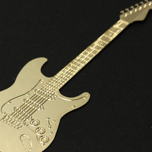 エレキギター Electric Gutar きんのしおり 純金メッキ栞 音楽雑貨 音楽グッズ