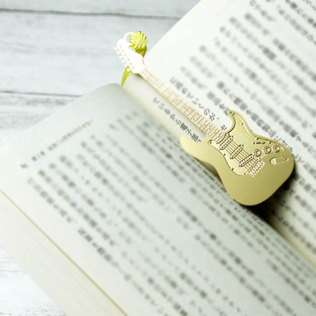 エレキギター Electric Gutar きんのしおり 純金メッキ栞 音楽雑貨 音楽グッズ
