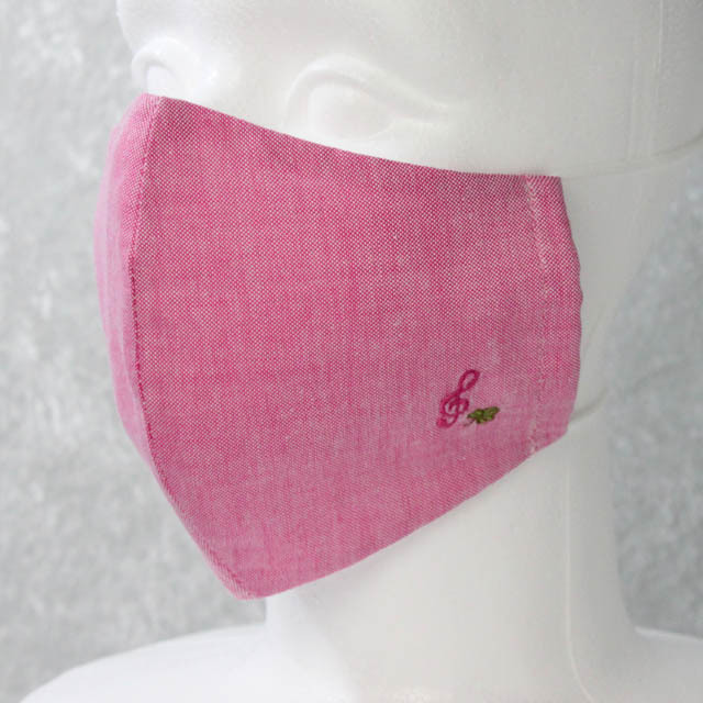 オックスフォード生地 マスク ト音記号 音楽雑貨 音楽グッズ