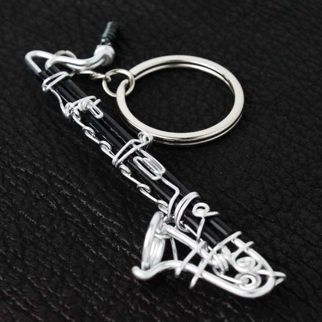 wire art ワイヤーアート バスクラリネット BassClarinet バスクラ 音楽雑貨 音楽グッズ