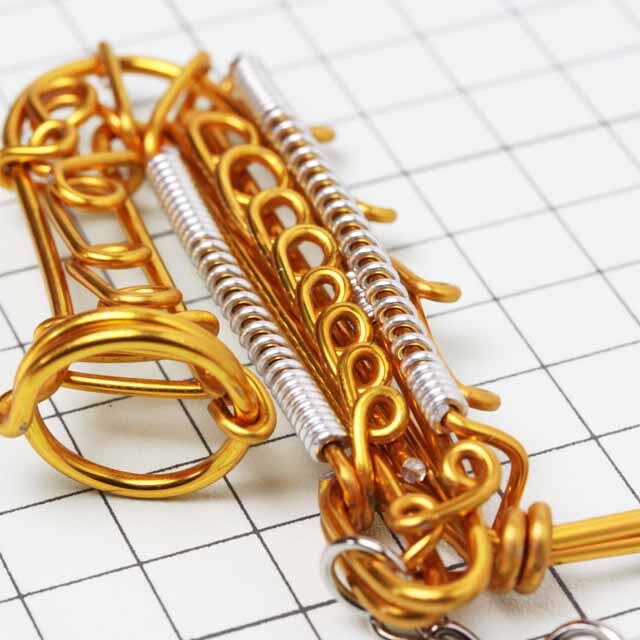 wire art ワイヤーアート バリトンサックス Britonesax バリサク 音楽雑貨 音楽グッズ