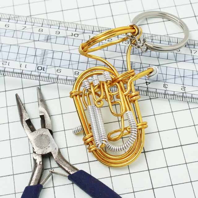wire art ワイヤーアート ユーフォニアム Euphonium 音楽雑貨 音楽グッズ