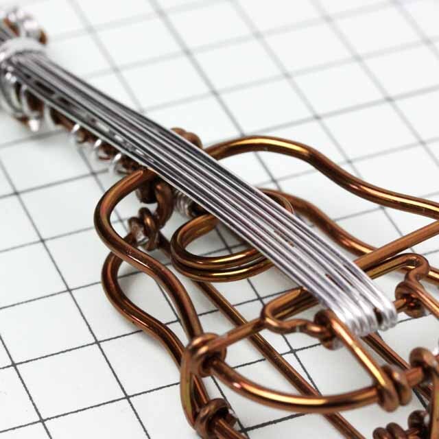 wire art ワイヤーアート クラシックギター Guitar 音楽雑貨 音楽グッズ