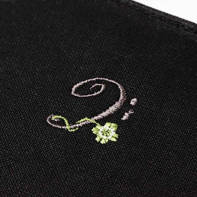 音部刺繍 ブックカバー 《ト音記号》 音楽雑貨・アクセサリー