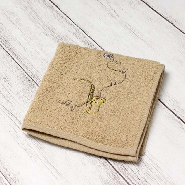 サックス 音楽雑貨 音楽グッズ タオルハンカチ