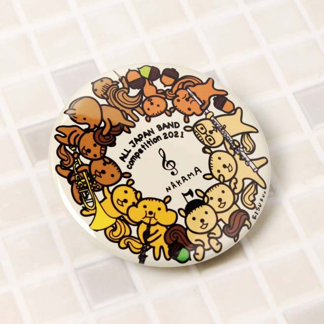 缶バッジ 吹奏楽仲間 リ吹部 吹奏楽コンクール 音楽雑貨 音楽グッズ