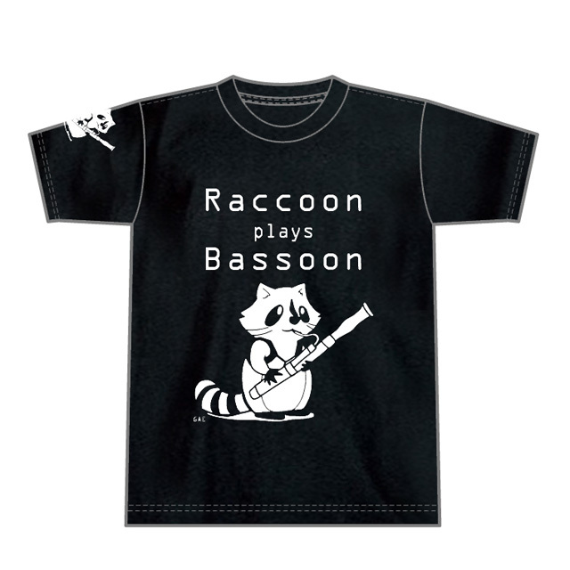 Raccoon plays Bassoon ファゴット バスーン 音楽雑貨 音楽グッズ