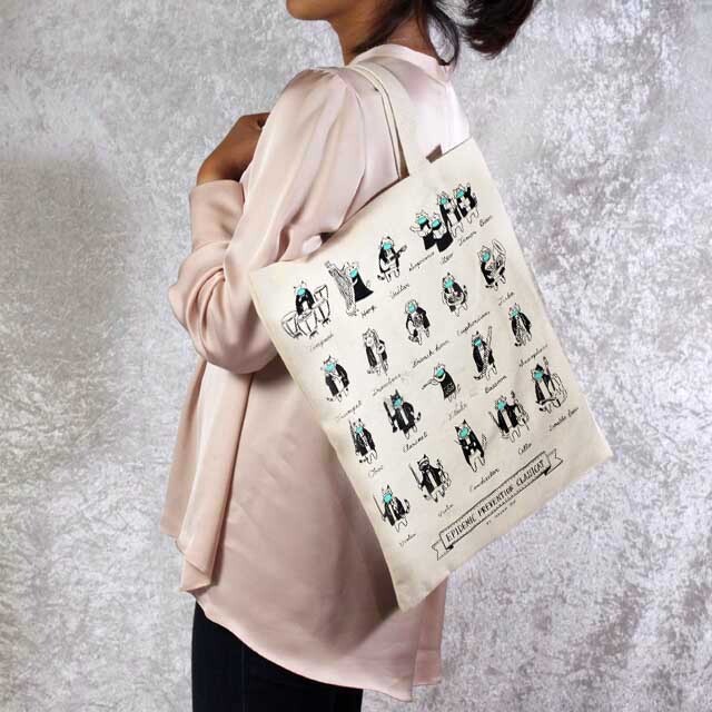 Music Doesn't Stop 防疫オーケストラ トートバッグ 音楽雑貨 音楽グッズ