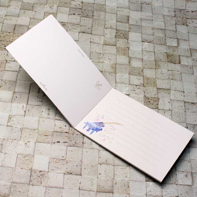 はがき箋 piano harmony ピアノハーモニー 音楽グッズ 音楽雑貨