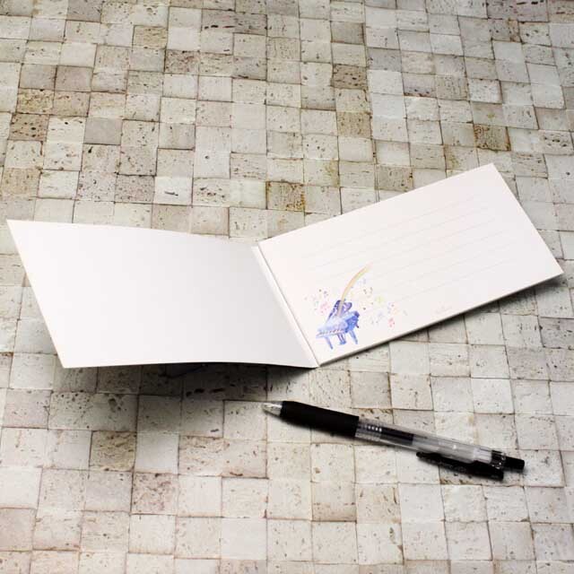 一筆箋 piano harmony ピアノハーモニー 音楽グッズ 音楽雑貨