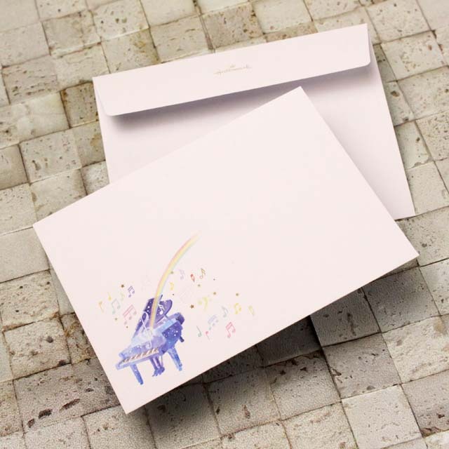 ひとことふたこと封筒 piano harmony ピアノハーモニー 音楽グッズ 音楽雑貨