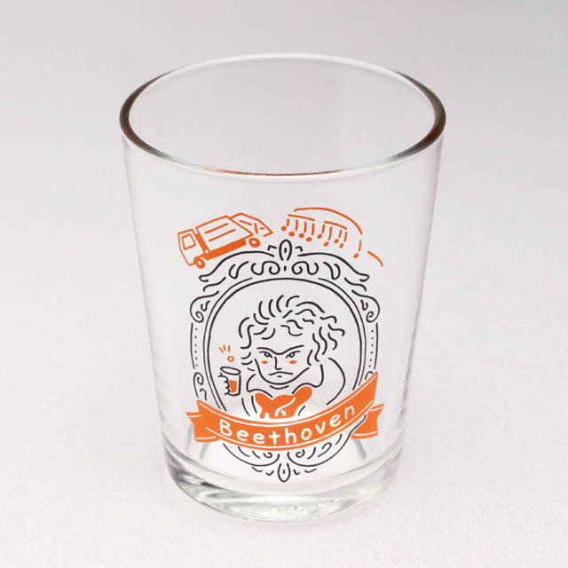 装飾用オーナメントガラス 《ベートーヴェン 1770》 音楽雑貨