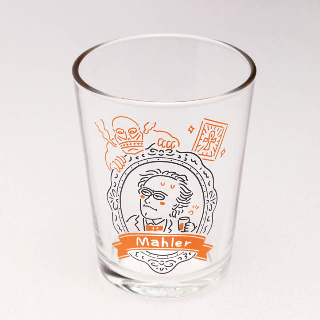 装飾用インテリアガラス マーラー Mahler 音楽雑貨 音楽グッズ 作曲家