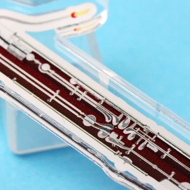 ファゴット fagott Bassoon ネームタグ キーホルダー 音楽雑貨 音楽グッズ