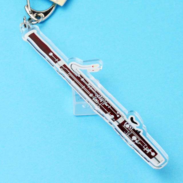 ファゴット fagott Bassoon ネームタグ キーホルダー 音楽雑貨 音楽グッズ