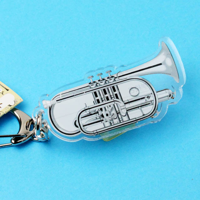 コルネット Cornet ネームタグ キーホルダー 音楽雑貨 音楽グッズ