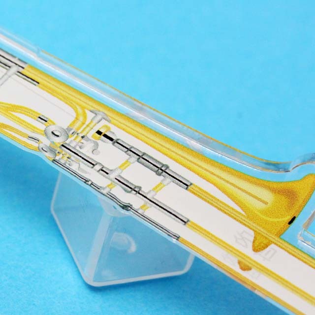 トロンボーン Trombone ネームタグ キーホルダー 音楽雑貨 音楽グッズ