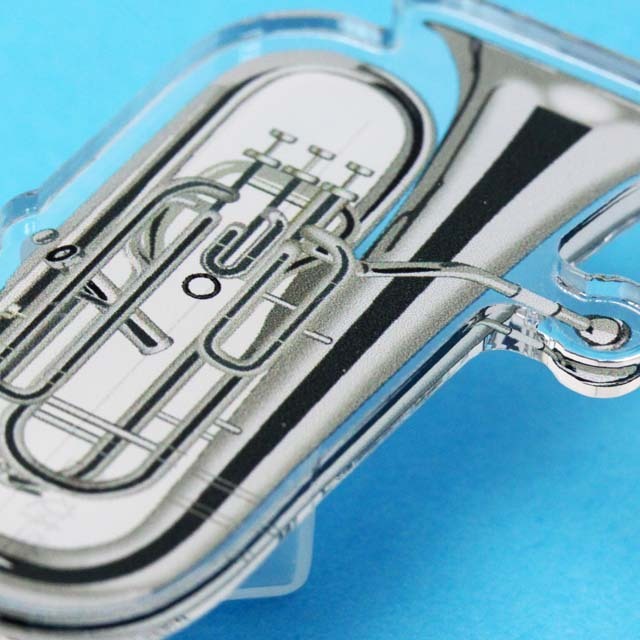 ユーフォニアム Euphonium ネームタグ キーホルダー 音楽雑貨 音楽グッズ