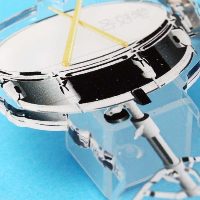 スネアドラム Snare Drum ネームタグ キーホルダー 音楽雑貨 音楽グッズ