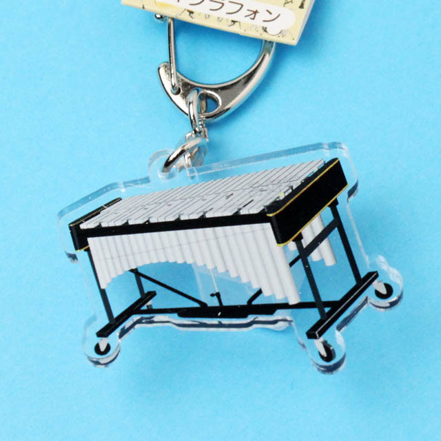 ヴィブラフォン Vibraphone  ネームタグ キーホルダー 音楽雑貨 音楽グッズ