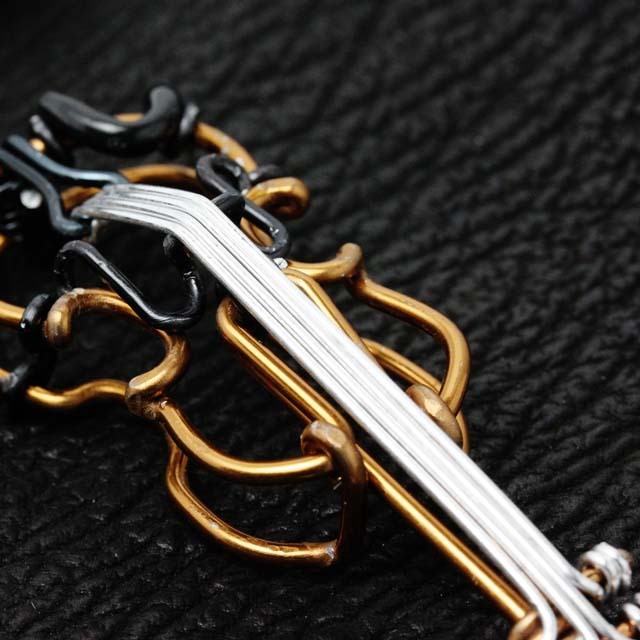 wire art ワイヤーアート Viola ヴィオラ 音楽雑貨 音楽グッズ